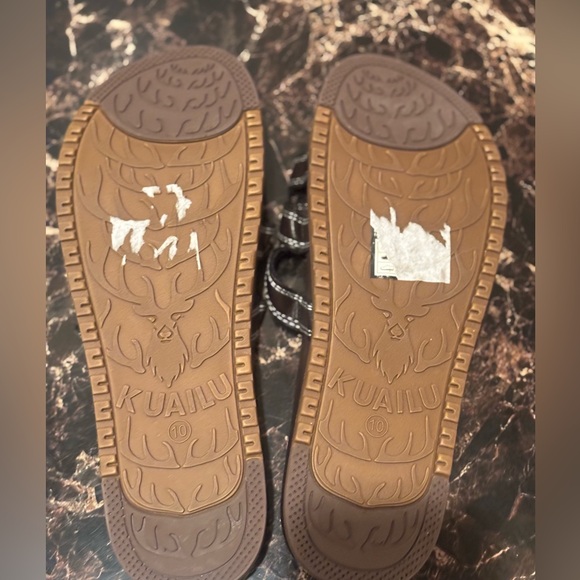 Kuailu Brown Slide‎ Sandals with Straps - Picture 5 of 5